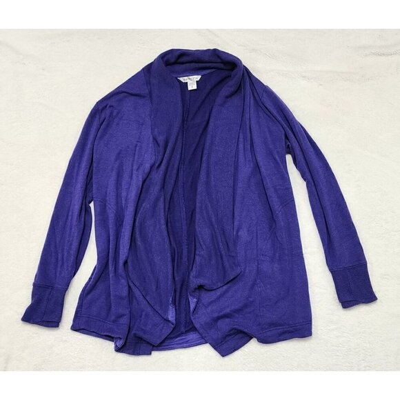 Athleta Pranayama Restore Wrap Purple Cardigan Sweater Small - Picture 2 of 6